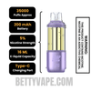 Grape Blow Pop Dinner Lady Snap Pro 35K Disposable Vape Pod Specifications