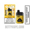 Lemon Tart Dinner Lady 40K Disposable Vape With Package Box