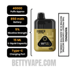 Banoffee Pie Dinner Lady 40K Disposable Vape With Package Box