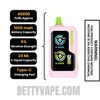 Sour Watermelon Gummies Kado Bar NI40000 Sour-Nic Control Disposable Vape Specifications