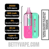 Raspberry Peach Lime Kado Bar Snap 2.0 35K Disposable Vape Kit Specifications