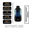 Baja Splash Lost Mary VIZ 55K Disposable Vape Specifications