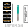Orange Lemon Mint Voom Mesh 3000 Puffs Disposable Vape Specifications