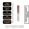 Blackberry Pop Voom Mesh 3000 Puffs Disposable Vape Specifications