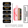 White Gummy Ice Geek Bar Pulse 2 Disposable Vape Specifications