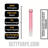 Strawberry Banana Voom Mesh 3000 Puffs Disposable Vape Specifications