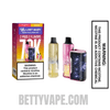 Juicy Peach Ice & Pineapple Coconut Lost Mary Nera Fullview 70K Disposable Vape Kit With Package Box