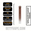 Tobacco Voom Mesh 3000 Puffs Disposable Vape Specifications