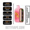 Strawberry Watermelon Geek Bar Pulse 2 Hubba Edition Disposable Vape Specifications