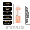 Strawnana Ice Cream Foger Switch Pro 30K Disposable Vape Pod Specifications
