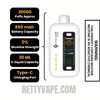 Sour Apple Cyclone Gust Pro 20K Zero Nicotine Disposable Vape Specifications