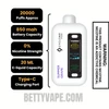 Summer Grape Cyclone Gust Pro 20K Zero Nicotine Disposable Vape Specifications