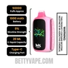 Triple Berry Beri Crush 50K Zero Nicotine Disposable Vape Specifications
