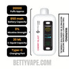 Cherry Blast Cyclone Gust Pro 20K Zero Nicotine Disposable Vape Specifications