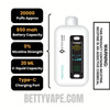 Menthol Cyclone Gust Pro 20K Zero Nicotine Disposable Vape Specifications