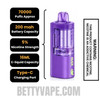 Blueberry French Toast RAZ VUE 70K Halloween Edition Disposable Pod Specifications