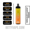 Peach Pineapple Esco Bar 5000 Puffs Disposable Vape Specifications