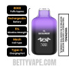 Blue Raspberry Sidepiece SP8000 Disposable Vape Specifications