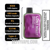 Bright Red Lost Mary OS5000 Cosmic Edition Vape Specifications