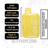 Banana Raspberry Ice Lost Mary OS5000 Disposable Vape Specifications