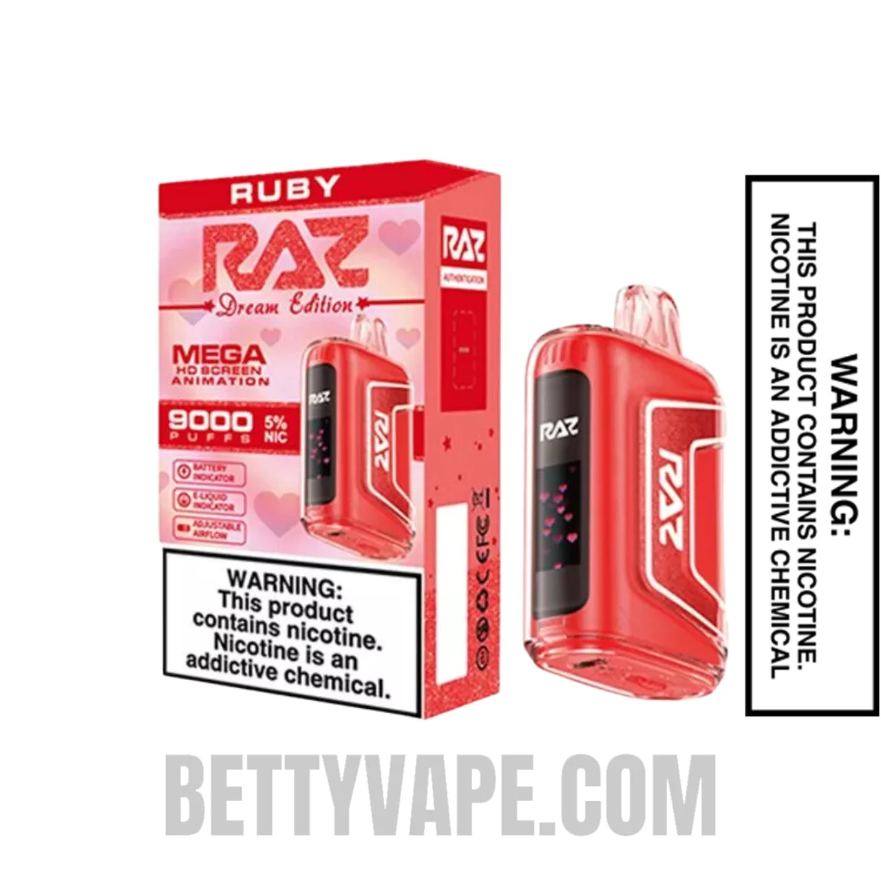 Ruby RAZ TN9000 Disposable Vape With Package Box