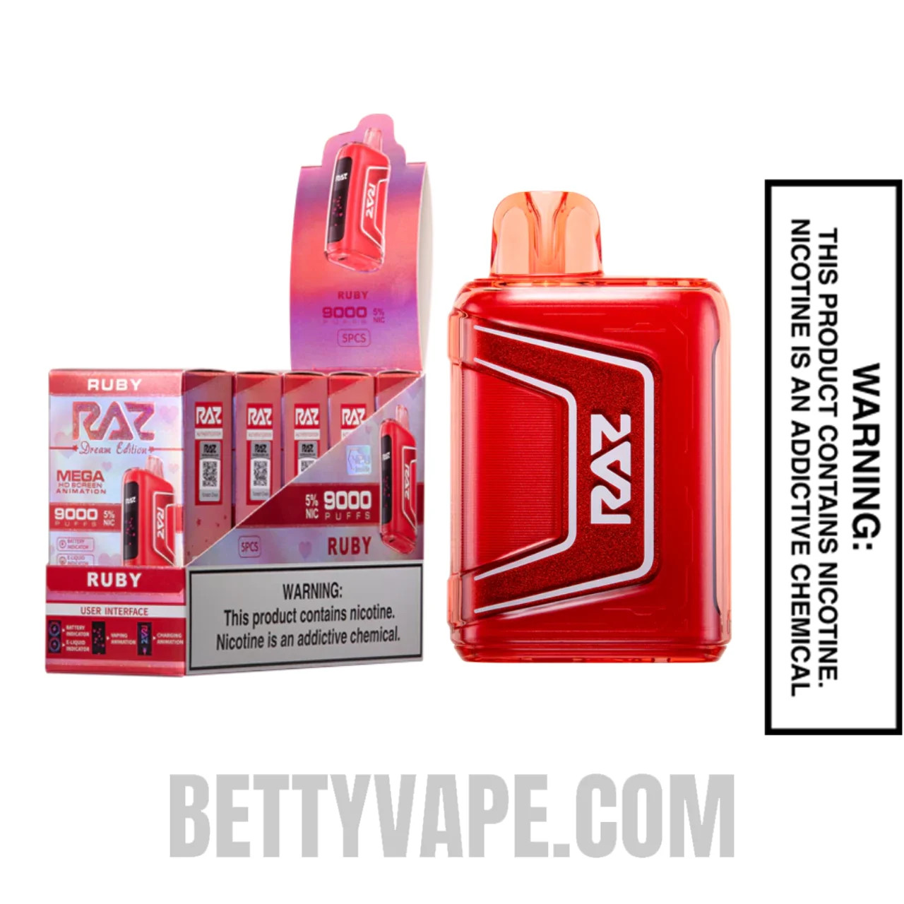 Ruby RAZ TN9000 Disposable Vape With Bundle Pack