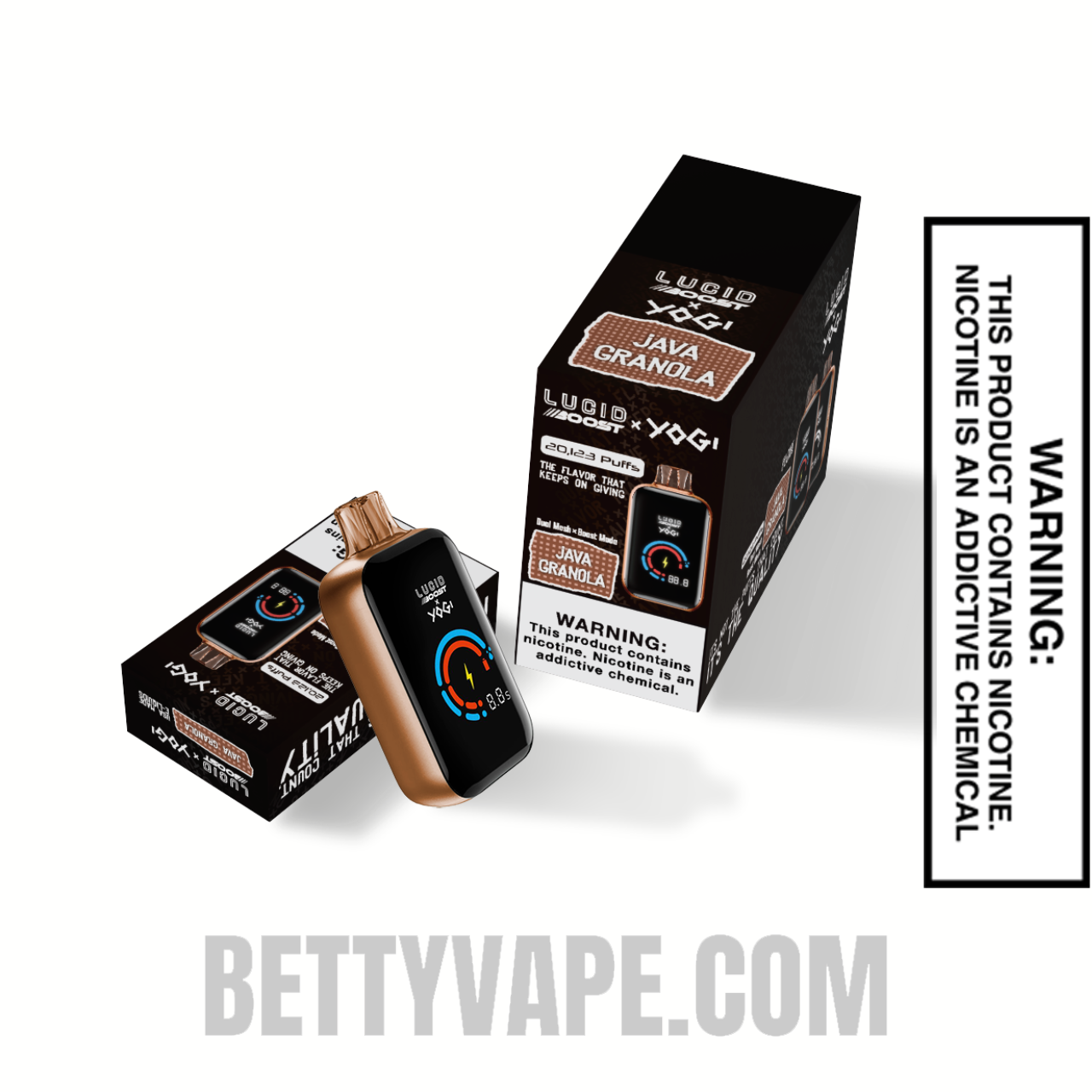 Java Granola Lucid Boost X Yogi 20123 Disposable Vape With Bundle Pack