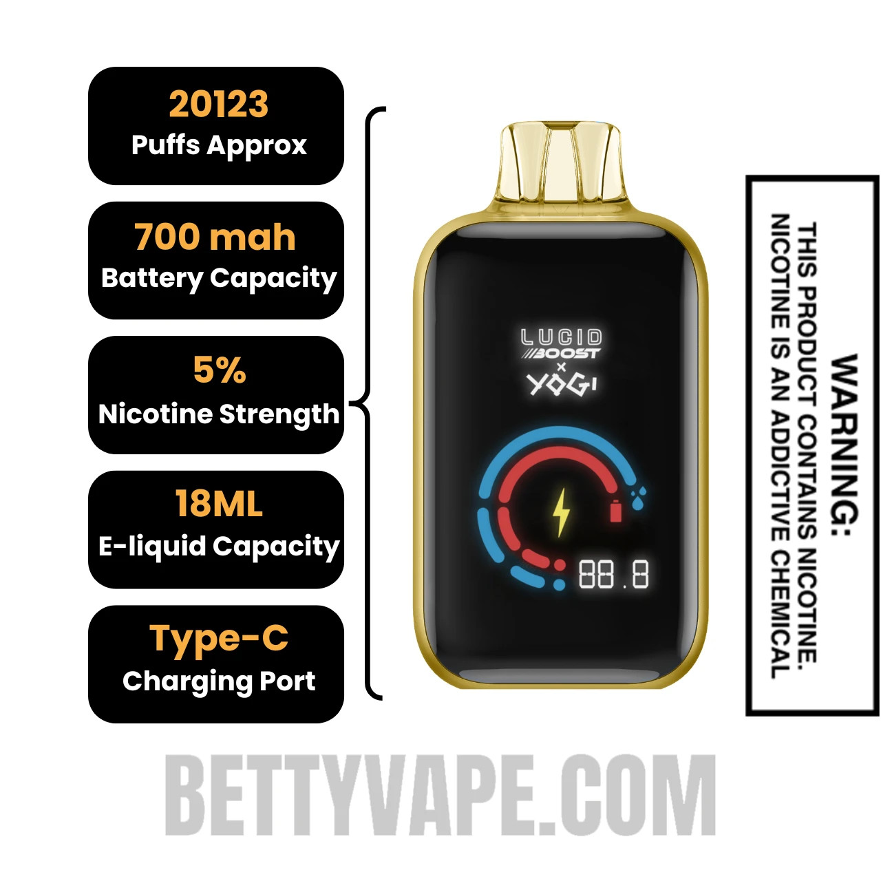 Peanut Butter Banana Granola Lucid Boost X Yogi 20123 Vape
