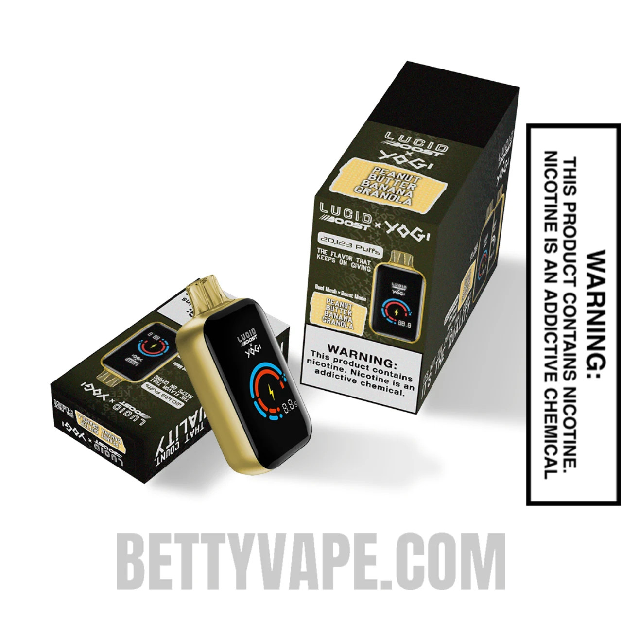 Peanut Butter Banana Granola Lucid Boost X Yogi 20123 Vape
