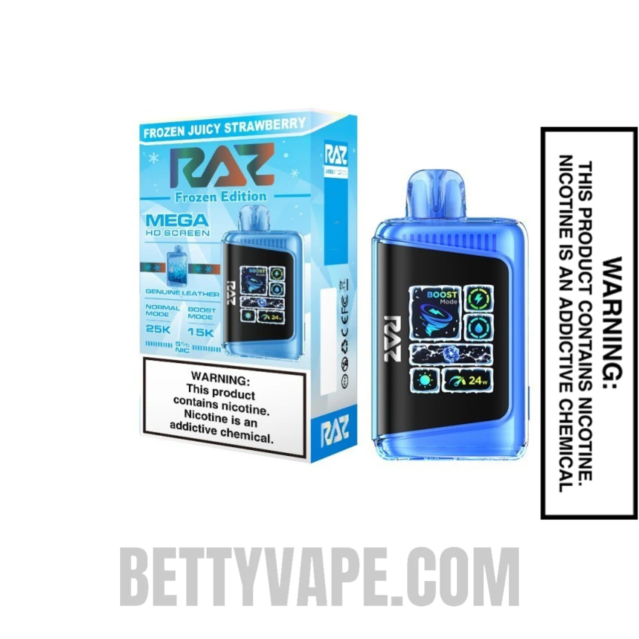 Frozen Juicy Strawberry RAZ LTX DC25000 Disposable Vape