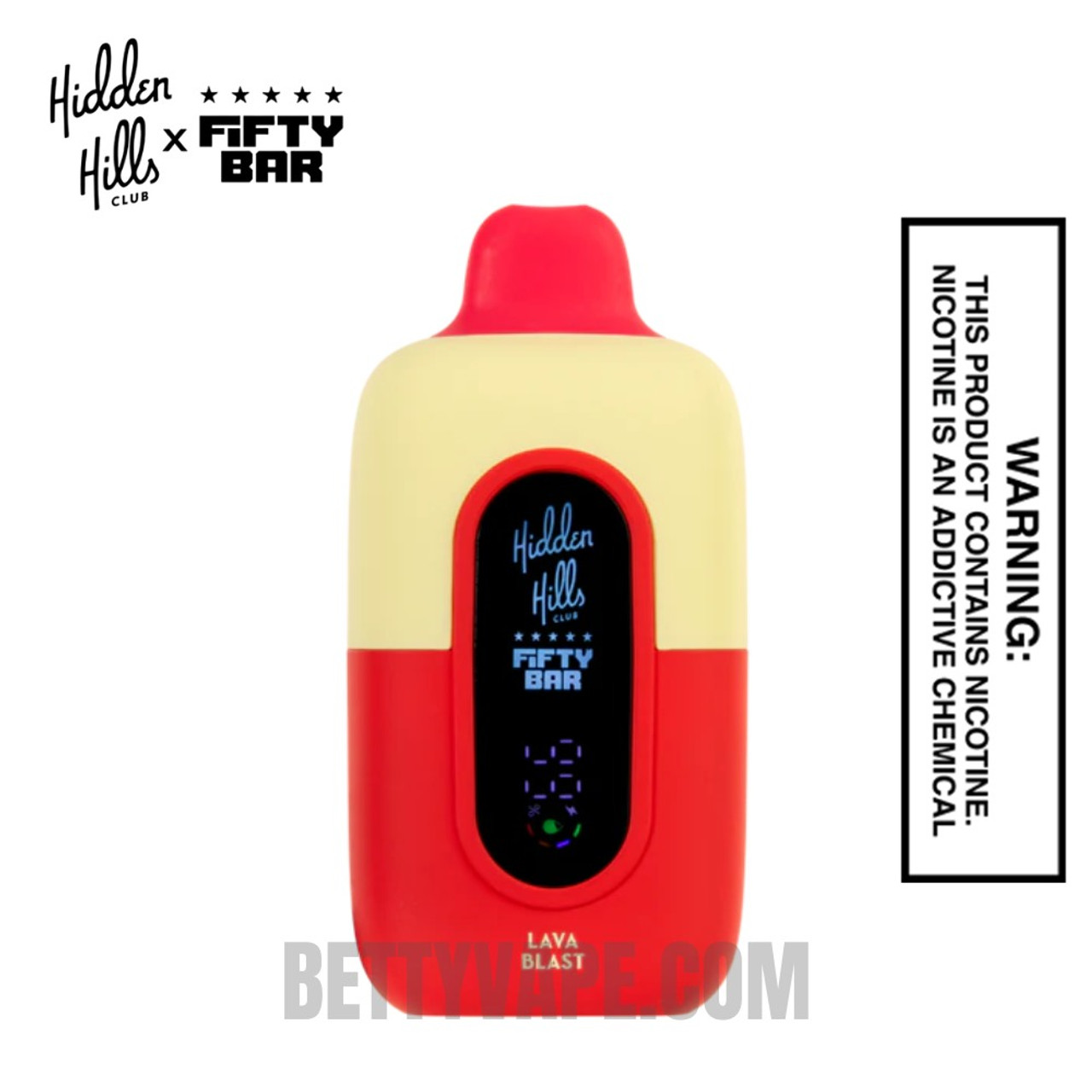 Lava Blast Hidden Hills X Fifty Bar Vape 20000 Puffs