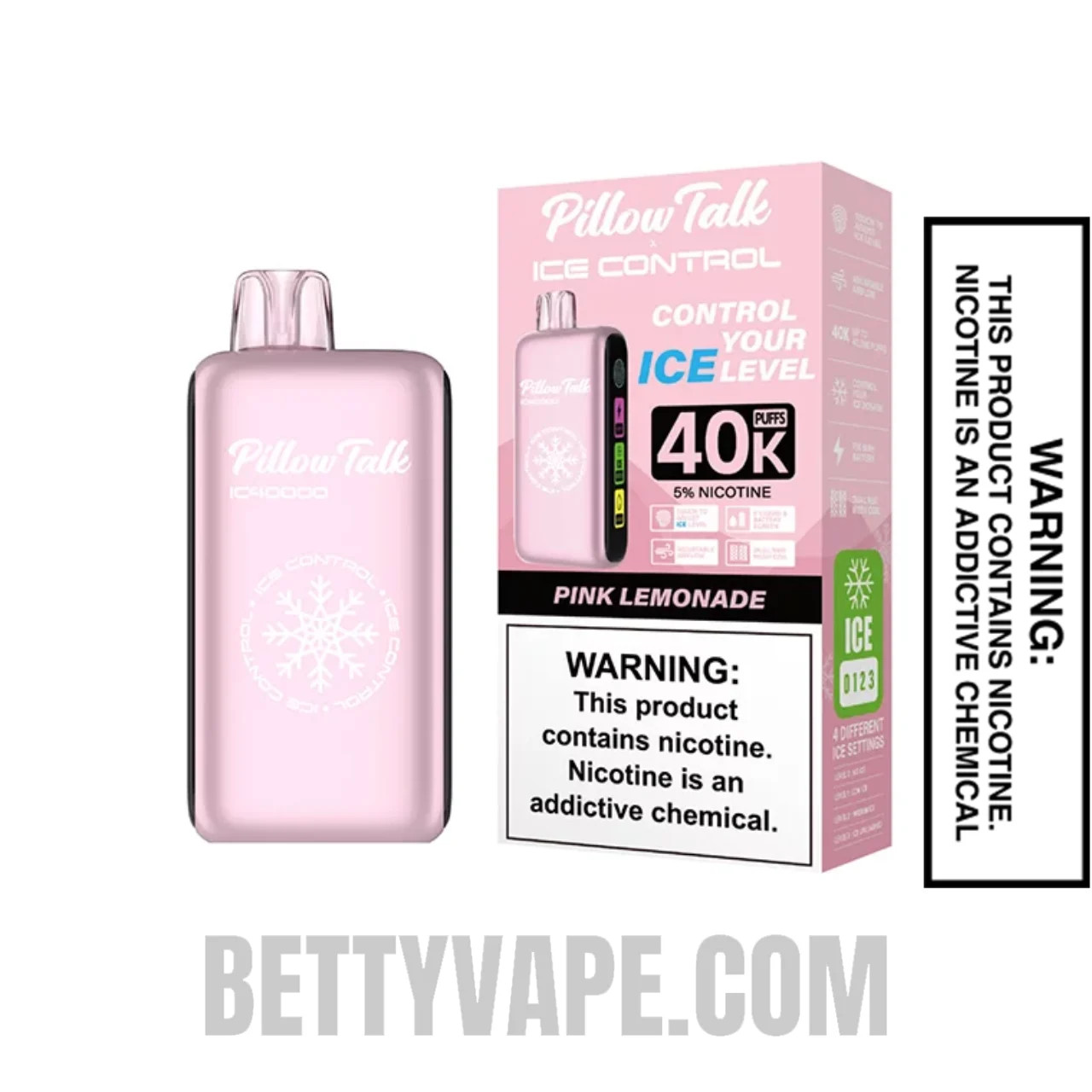 Pink lemonade Pillow Talk IC40000 Disposable Vape With Package Box
