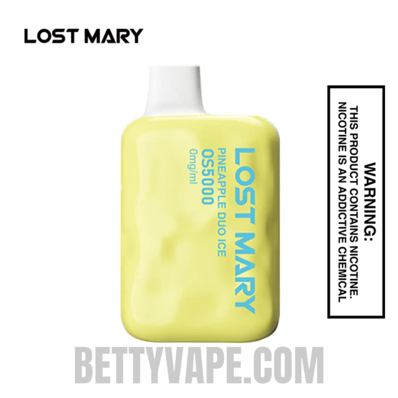 Pineapple Duo Ice Lost Mary OS50000 Zero Nicotine Vape