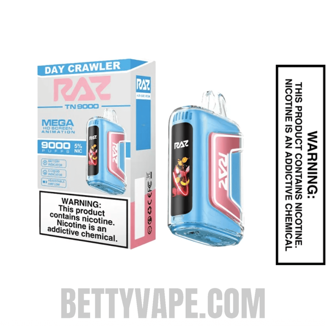 Day Crawler RAZ TN9000 Disposable Vape With Package Box
