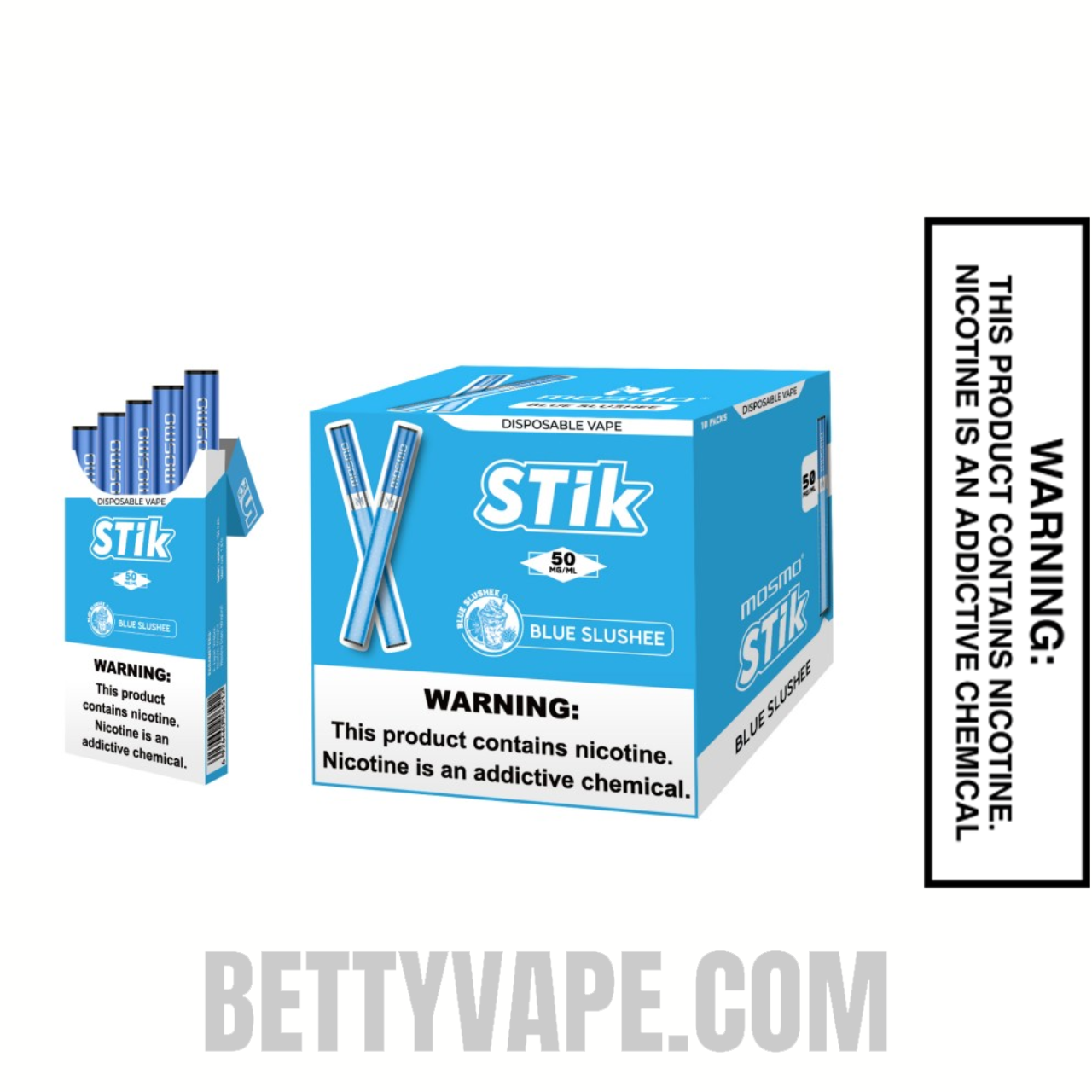 Blue Slushee MOSMO Stik Disposable with Bundle box
