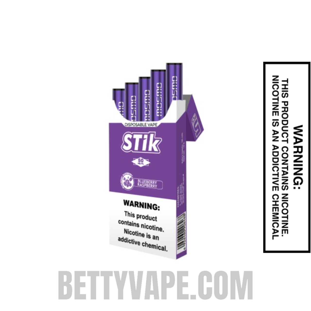 Blueberry Raspberry MOSMO Stik Disposable with Package Box