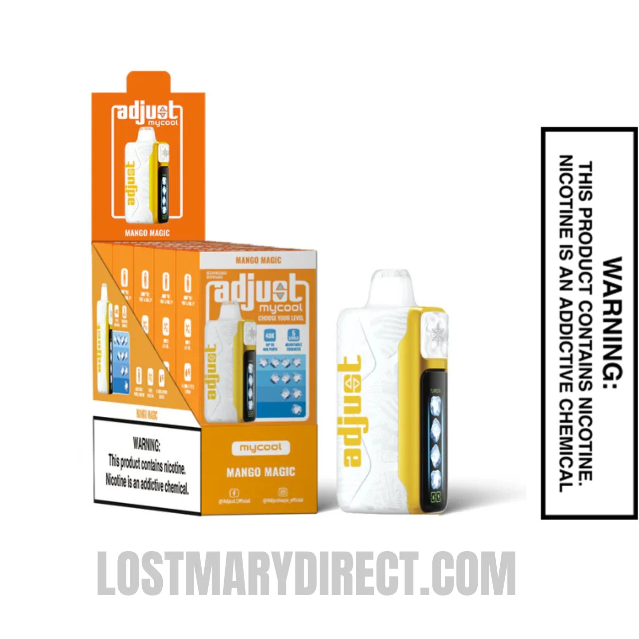Mango Magic Adjust MyCool 40K Disposable Vape with Bundle box