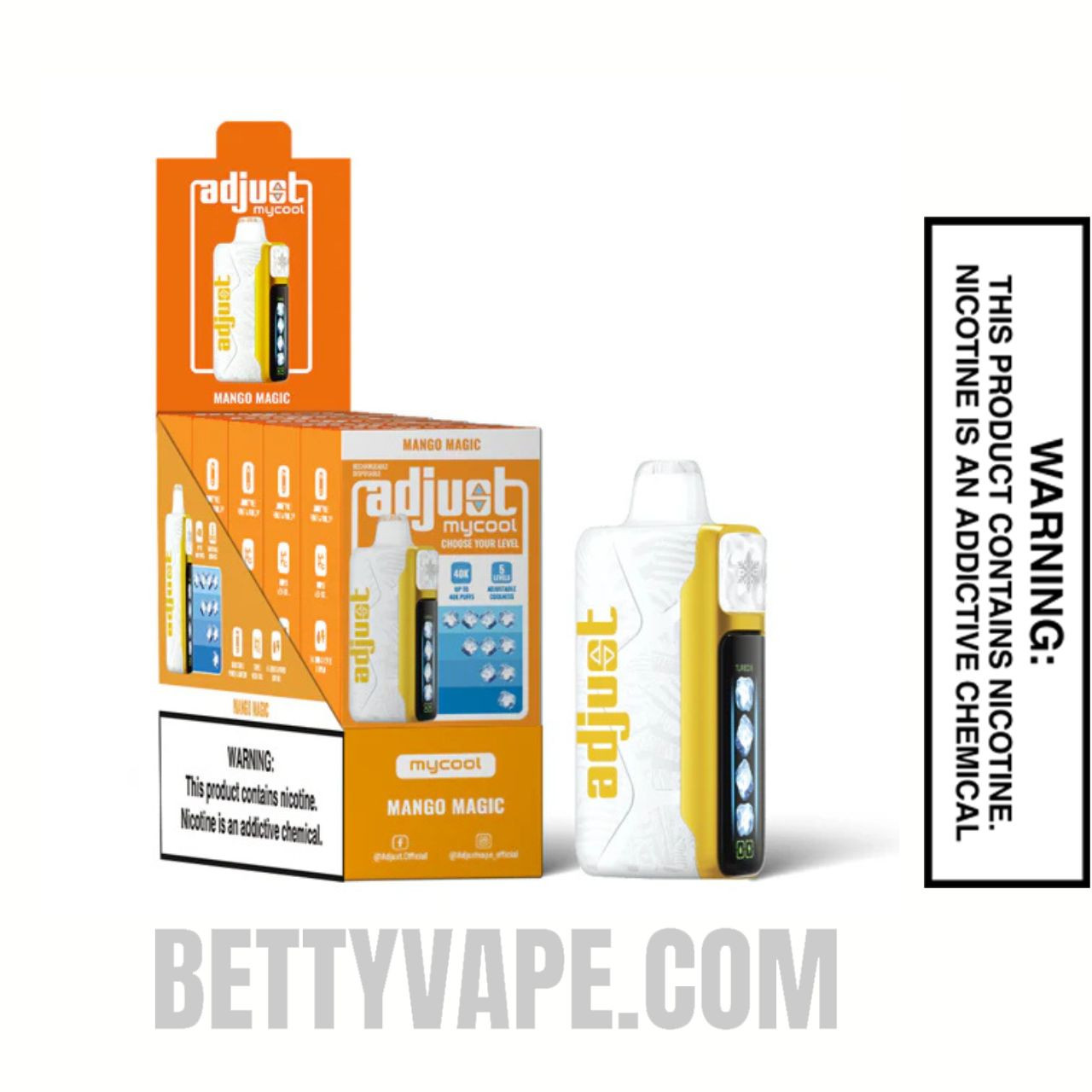 Mango Magic Adjust MyCool 40K Disposable Vape with Bundle box