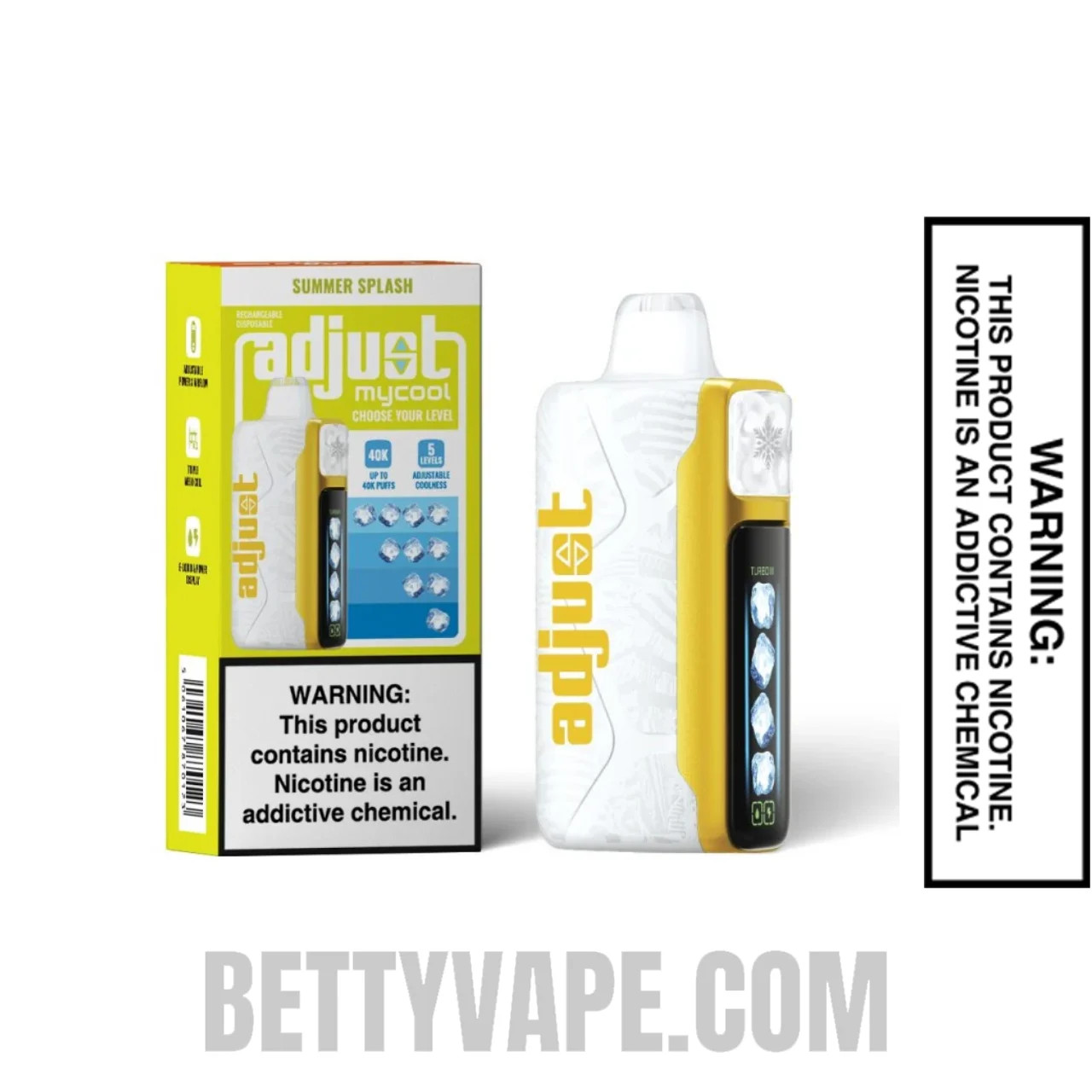 Summer Splash Adjust MyCool 40K Disposable Vape with Bundle box
