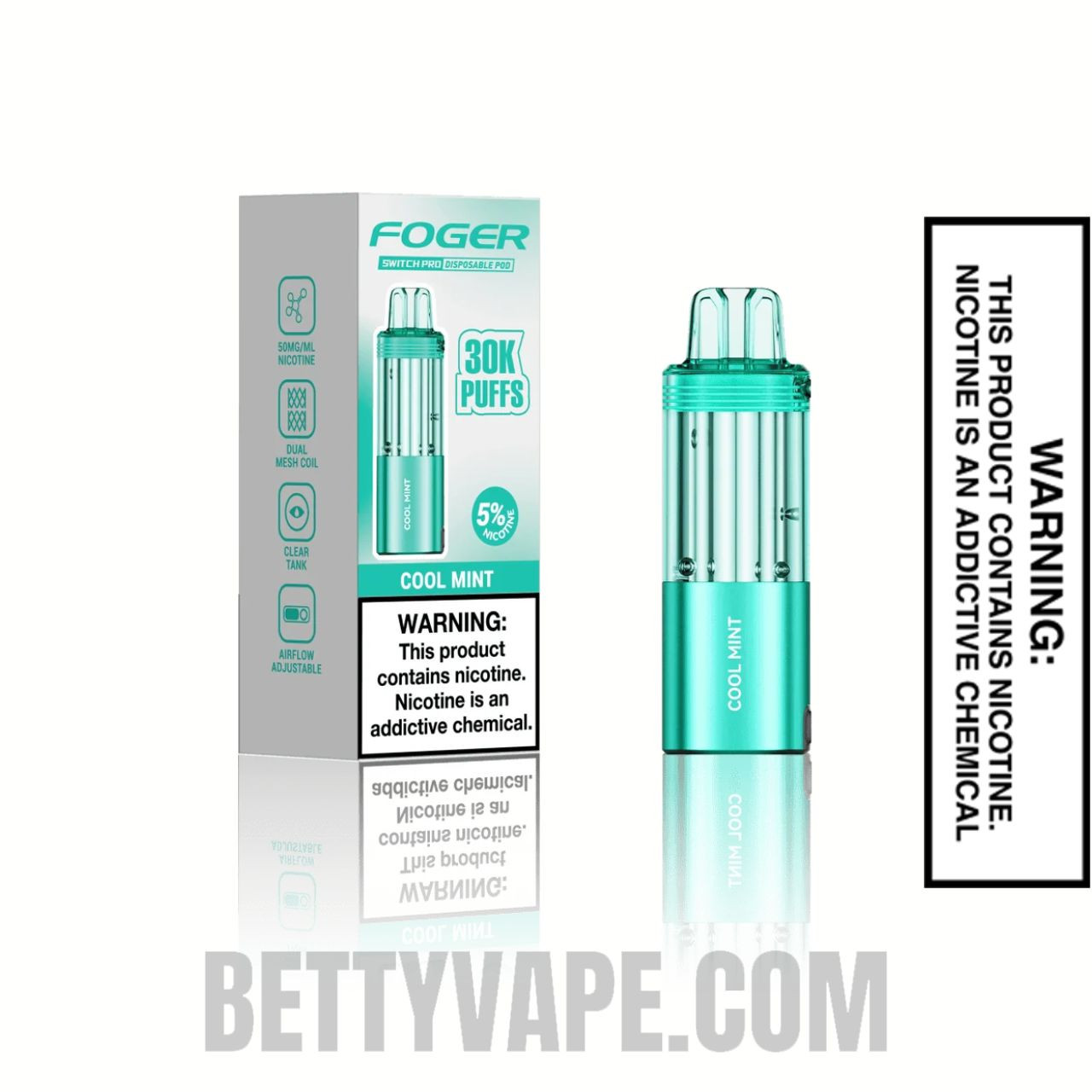 Cool Mint Foger Switch Pro 30K Disposable with Package Box