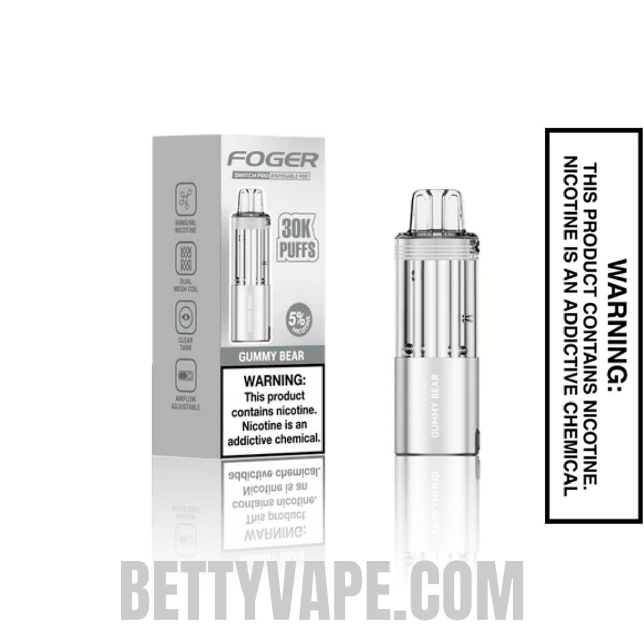 Gummy Bear Foger Switch Pro Disposable Vape With Bundle Pack