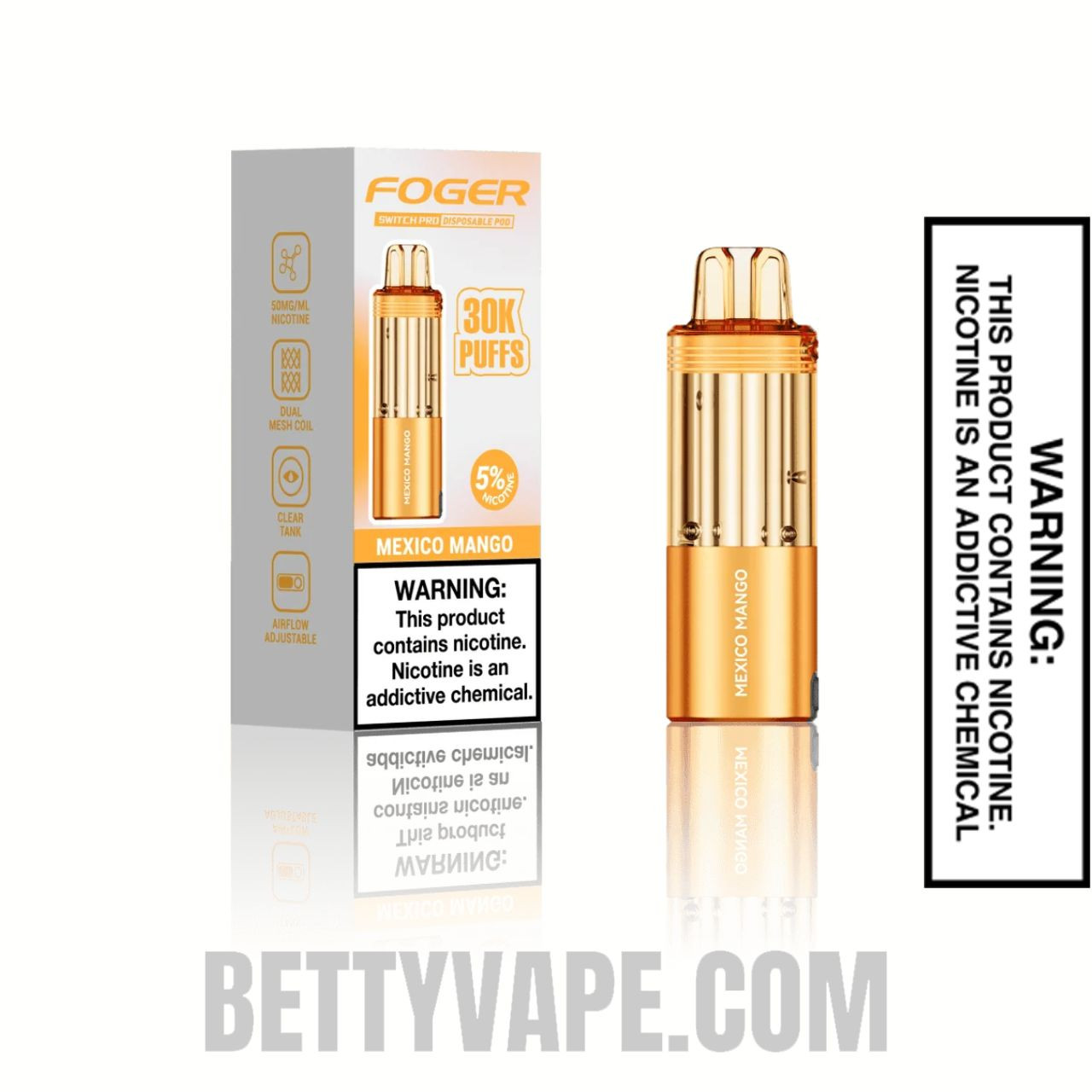 Mexico Mango Foger Switch Pro Disposable Vape with package box