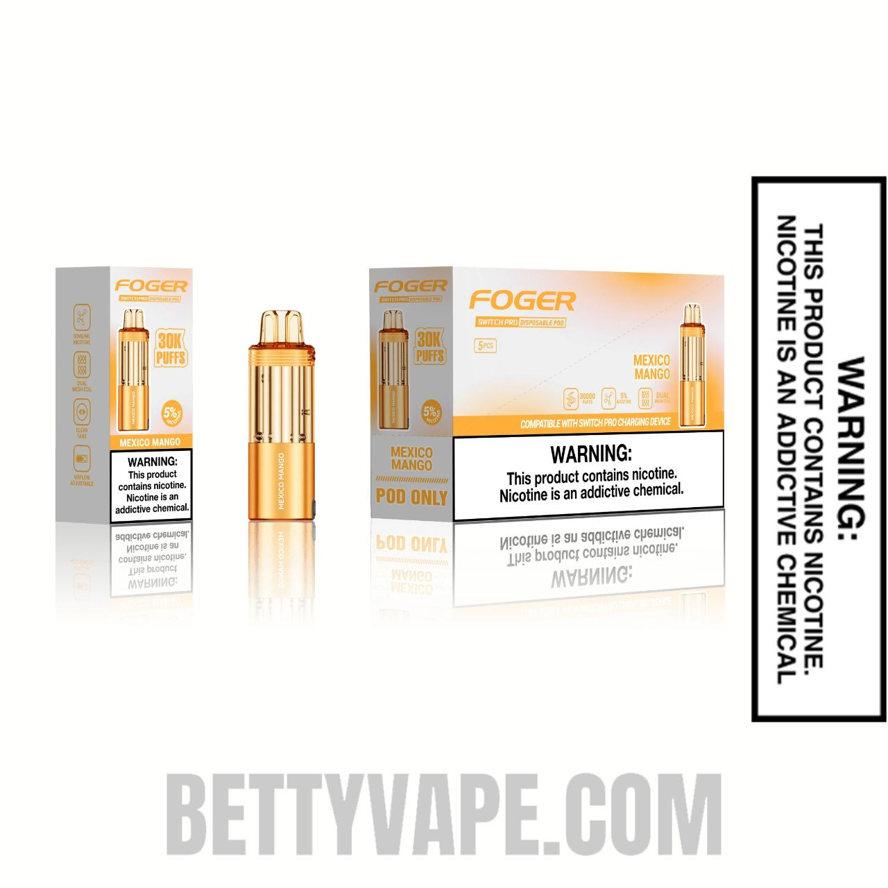 Mexico Mango Foger Switch Pro Disposable Vape with bundle pack