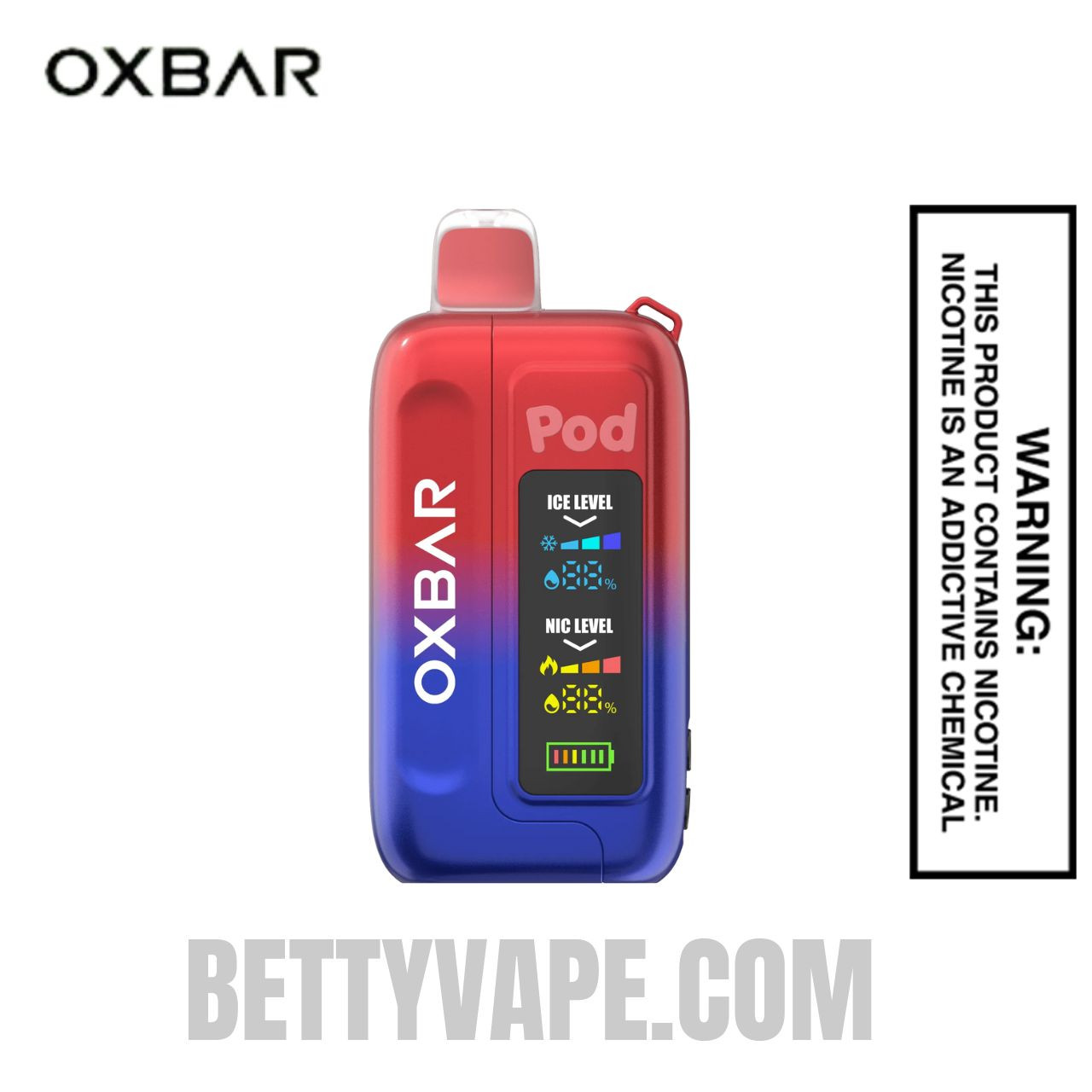 Rocket Pop OXBAR Ice-Nic Control Disposable Vape