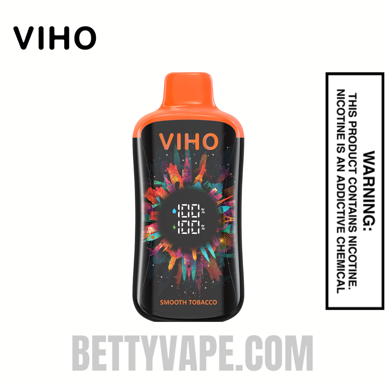 Smooth Tobacco VIHO Supercharge Pro Disposable Vape