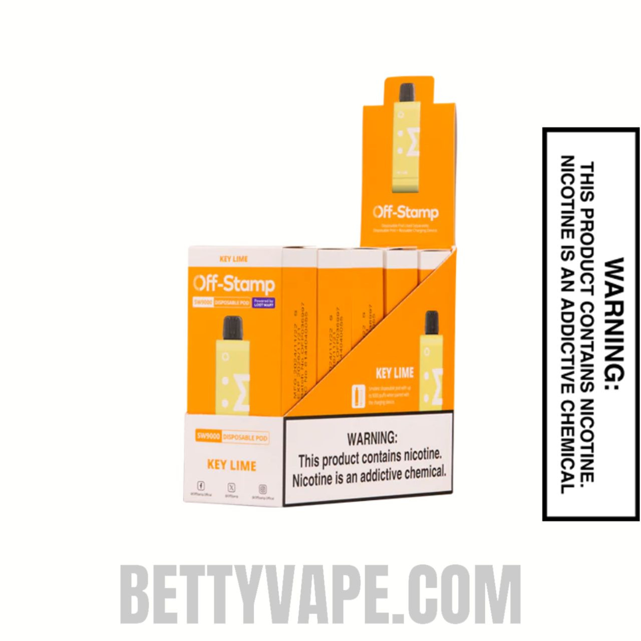 Key Lime Off Stamp SW9000 Disposable Pod  With Bundle Pack