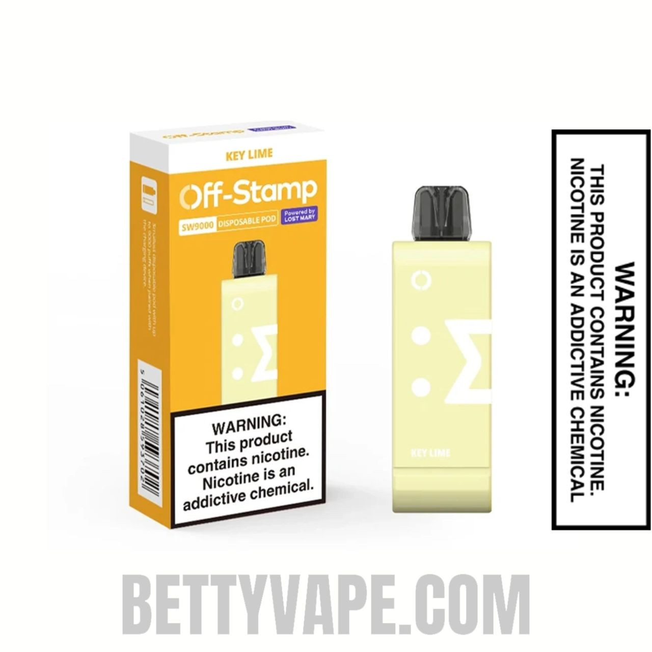 Key Lime Off Stamp SW9000 Disposable Pod With Package Box