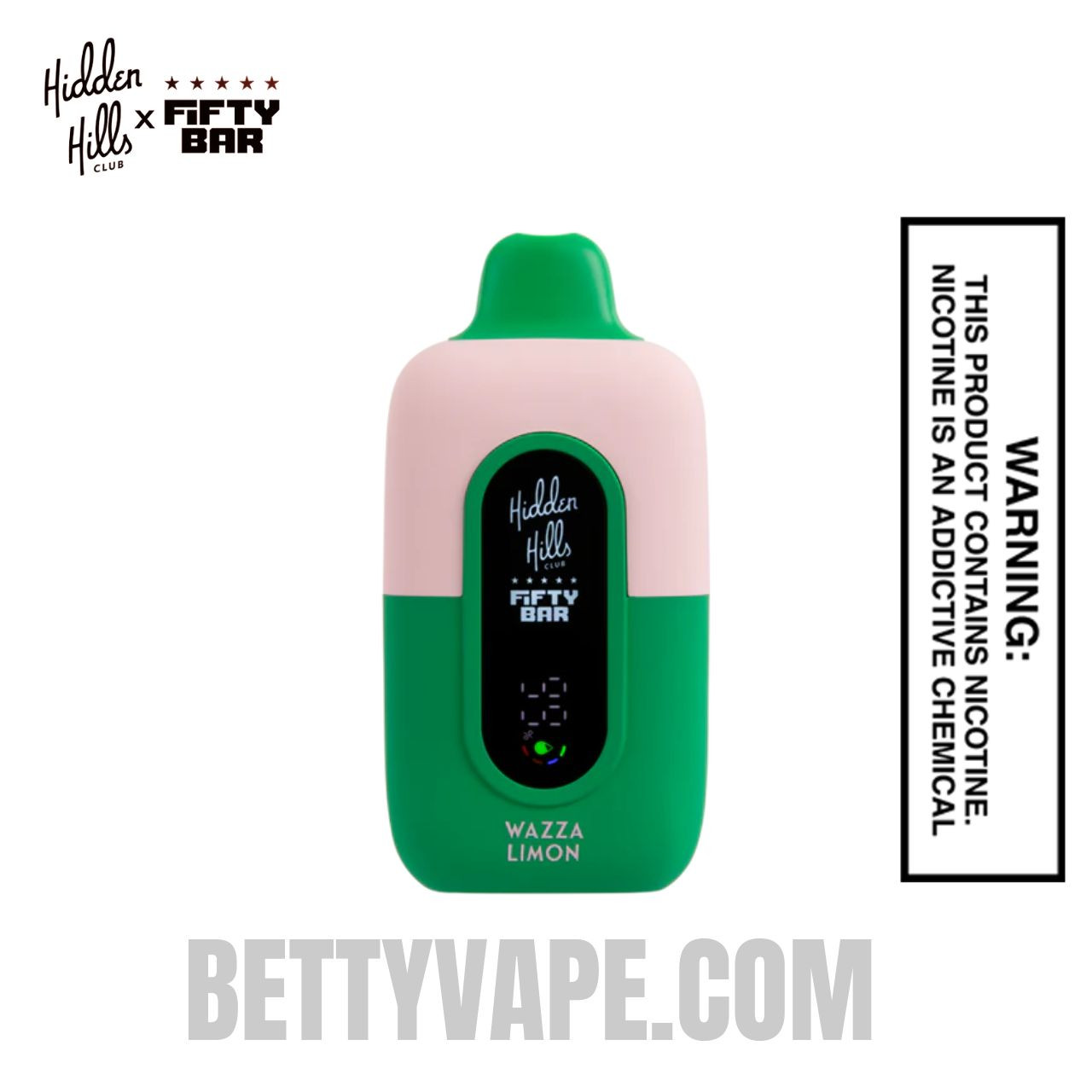 Wazza Limon Hidden Hills X Fifty Bar 20k Disposable Vape