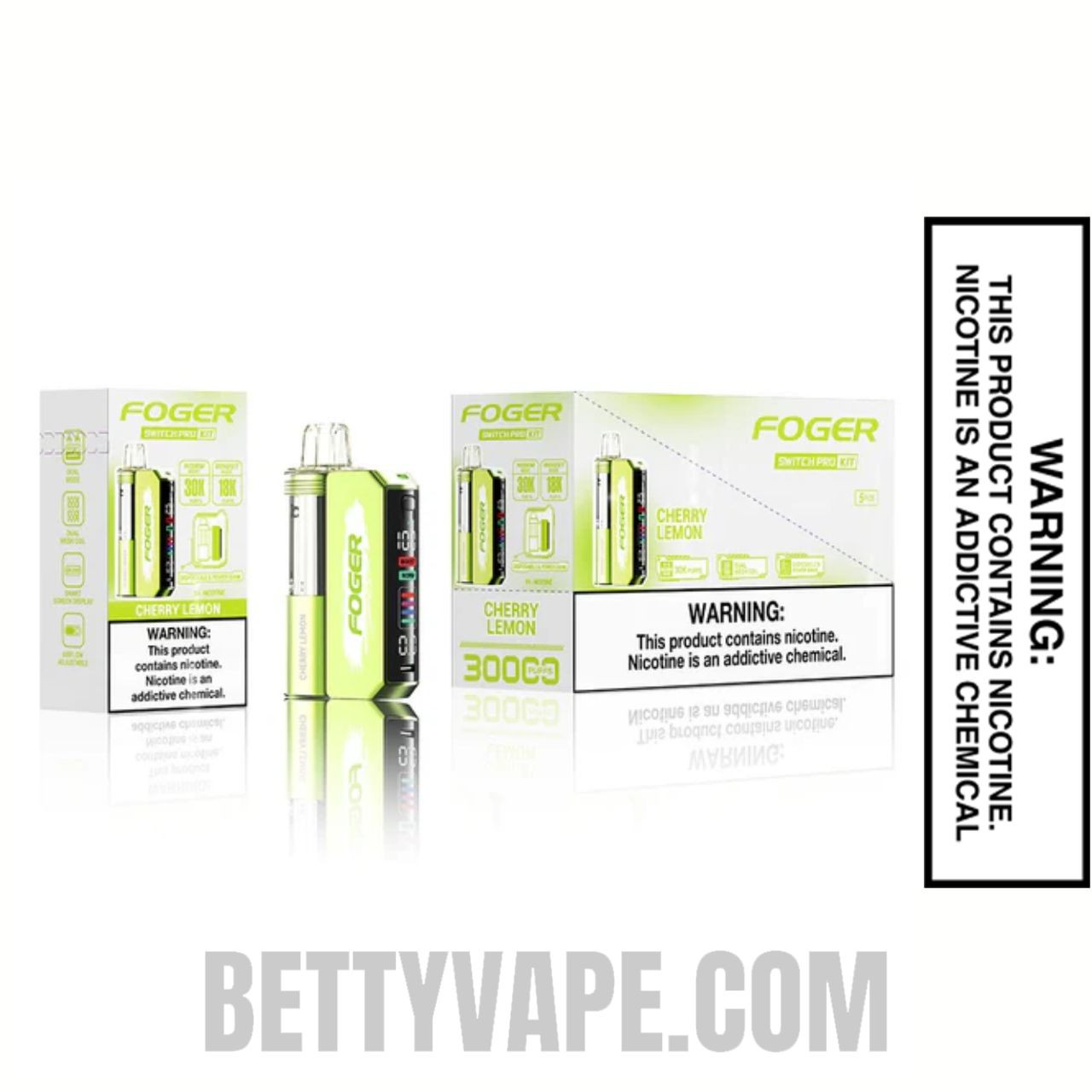 Cherry Lemon Foger Switch Pro Disposable Vape With Bundle Pack