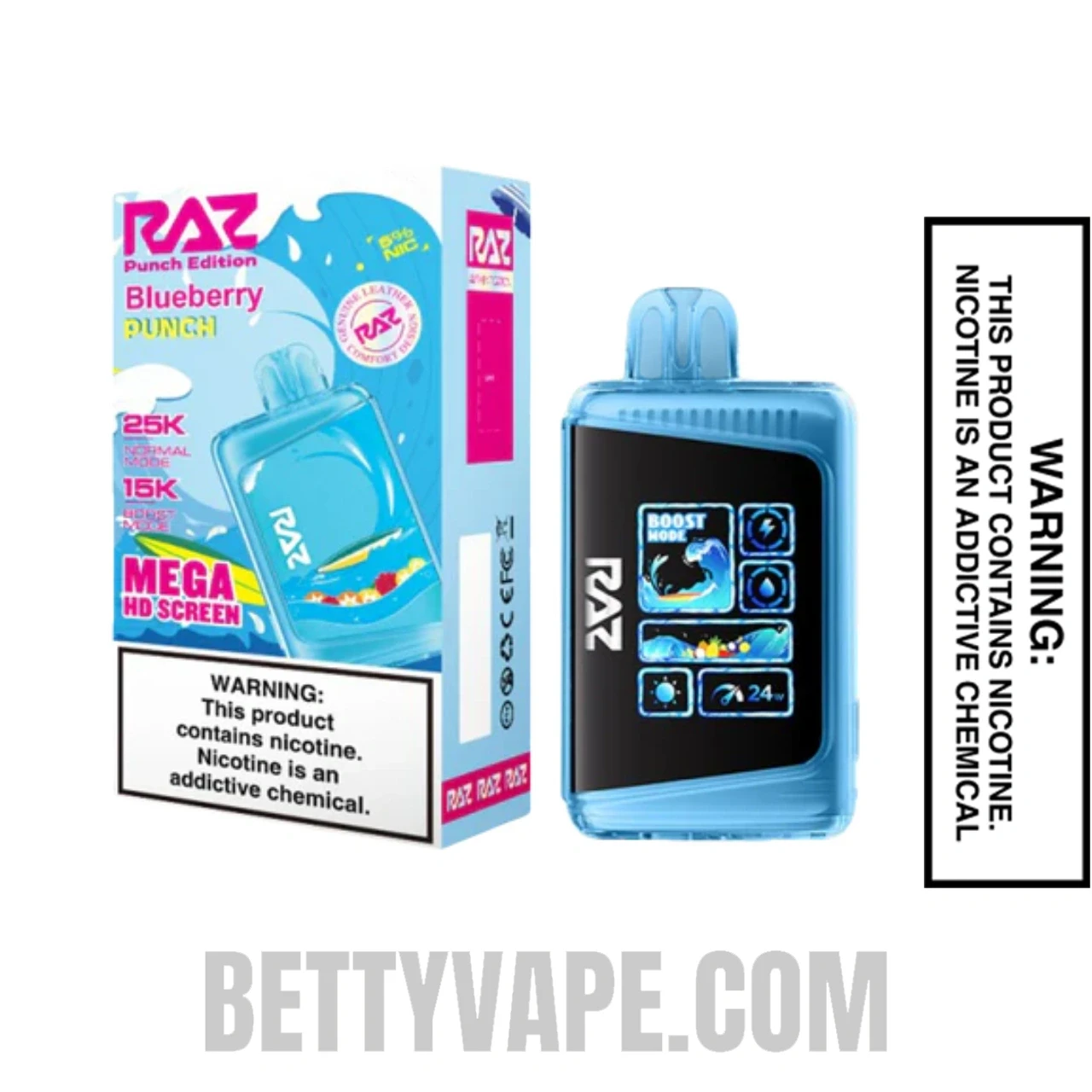 Blueberry Punch RAZ LTX 25000 Disposable Vape With Package Box